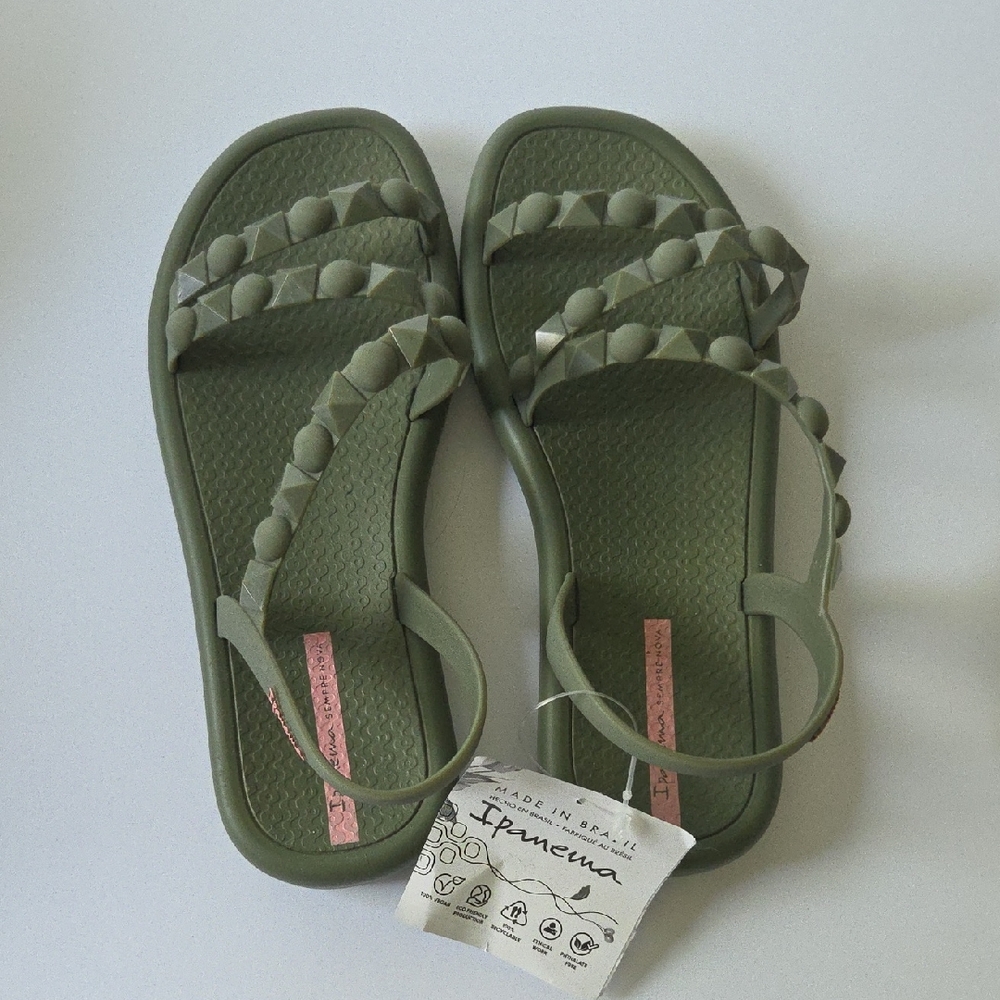 Ipanema Olive Green Women's Sandals